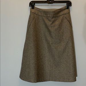 Banana Republic Stretch A-Line Wool Skirt